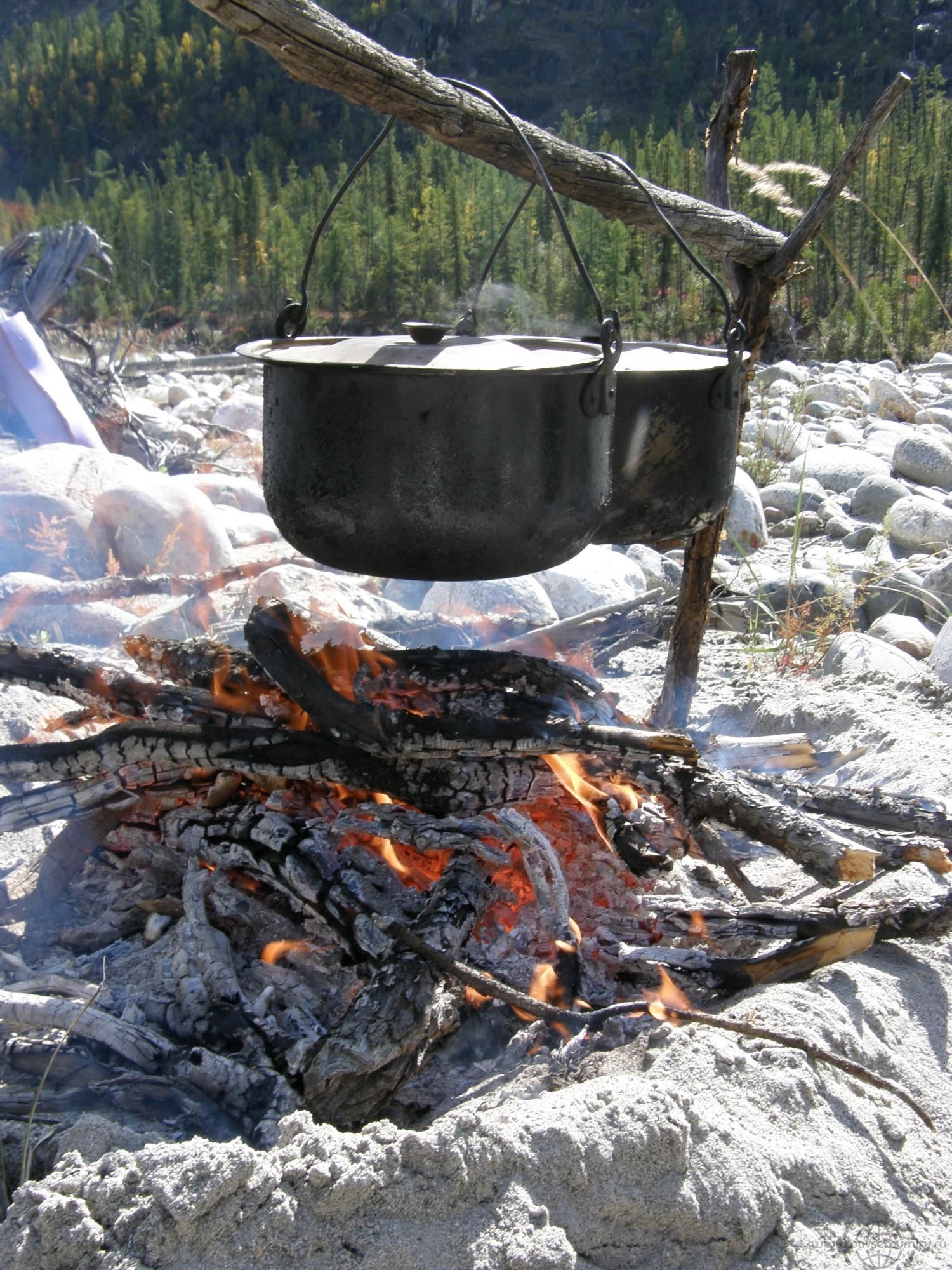 Обед в походе. Шумак.